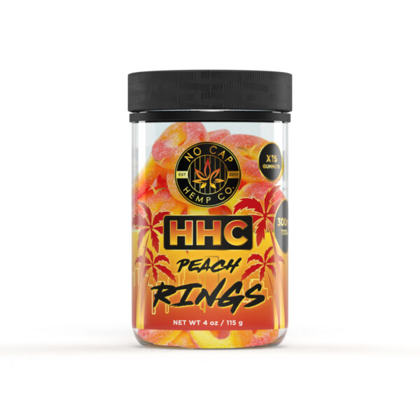 HHC_Gummies_Rings_300MG_Peach