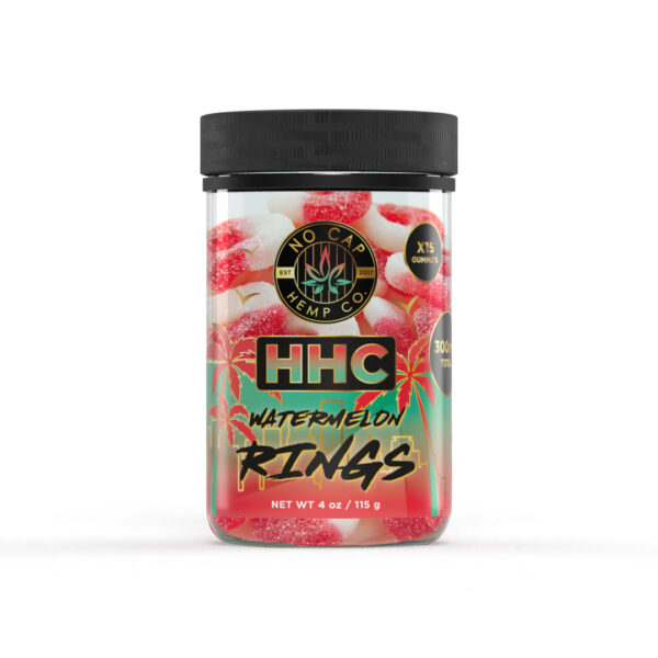 HHC_Gummies_Rings_300MG_Watermelon